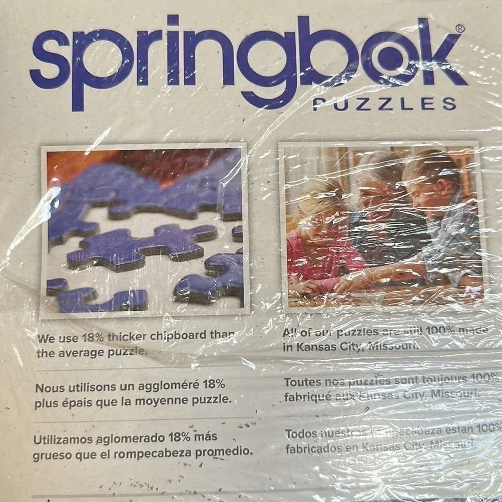 ❤️🆕 GNOME VILLAGE SPRINGBOOK PUZZEL 500 pieces